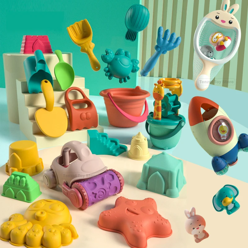 Summer Beach Toys For Kids Animal Model  Seaside Beach Toys Digging Sand Tool - £20.99 GBP+
