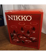 Nikko 10.5oz Christmas Tree Holiday 4 Dillards All-Purpose Goblet Glassw... - £14.12 GBP