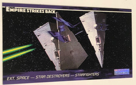 Empire Strikes Back Widevision Trading Card 1995 #41 Star Destroyers - $2.48