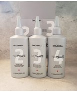 Goldwell Nuwave 2 3 4  Kit Shaping Lotion Replenishing Serum Lock-In Flu... - £17.80 GBP