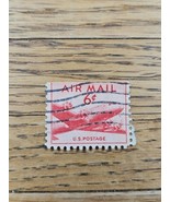 US Stamp US Air Mail 6c Used Red - $1.99