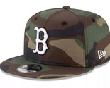 Boston Red Sox New Era Camo 9Fifty MLB Snapback Adjustable Hat - £22.36 GBP