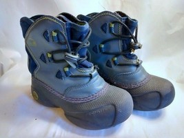 Sorel ICEPACK Techlite Waterproof Winter Snow Boots Size 10 Boy Removeable Liner - $29.69