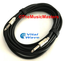 30ft 1/4&quot; Instrument Guitar Bass Amp Keyboard Audio Patch Cable Cord Wir... - $15.67