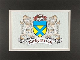 Kirkpatrick Irish Coat of Arms Print - Frameable 9&quot; x 12&quot; - $23.52