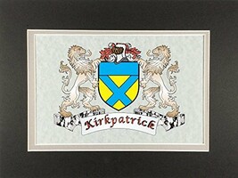 Kirkpatrick Irish Coat of Arms Print - Frameable 9&quot; x 12&quot; - $23.52