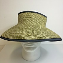New San Diego Hat Co Women&#39;s  Large Brim Ultrabroad Visor Multi Brown - £14.77 GBP
