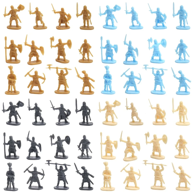 Hot Sale 1:72 200/Set Plastic Ancient Soldier Figures Toy Archaic Soldiers Men - £12.12 GBP