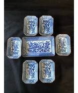 antique japanese porcelain food serving set. 7 pieces . Marked bottom. - £76.88 GBP