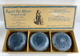 Vintage Lot of 3 Royall Bay Rhum Toilet Soap Myrcia Acris 3.7 oz each Boxed - £61.85 GBP