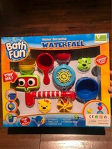 Bath Toy Play Set With Spinning Wheel And Waterfall Features Fill And Fl... - £11.99 GBP
