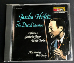 JASCHA HEIFETZ Decca Masters VOLUME 2 Berlin BING CROSBY CD - £6.85 GBP