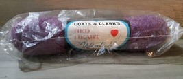 Vintage Red Heart Wintuk Grape Purple Orlon Acrylic 2 Ply Sport Yarn Coats Clark - £6.17 GBP
