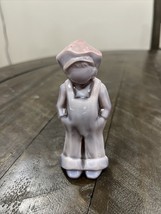 Mosser Glass Vi Hunter Josh Doll Figurine 1981 Sugar Plum Purple Slag St... - $14.84