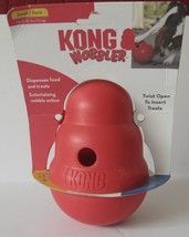 Kong Wobbler Red Interactive Dog Treat or Food Dispensing Toy Small up to 25 lb - £8.55 GBP