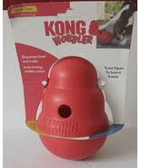 Kong Wobbler Red Interactive Dog Treat or Food Dispensing Toy Small up t... - €9,51 EUR