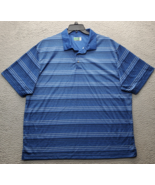 Ben Hogan Golf Performance Polo Shirt Mens 2XL Multi Striped Slit Short ... - $40.37 CAD