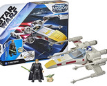 Star Wars Mission Fleet Luke Skywalker &amp; Grogu 2.5&quot; Figure &amp; X-Wing Figh... - £10.91 GBP