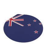 New Zealand Flag Round Vinyl Stickers - $8.57 CAD