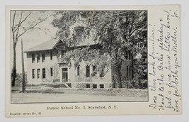 Scarsdale NY 1906 Public School No.1  to Washington DC Postcard Q17 - £15.60 GBP