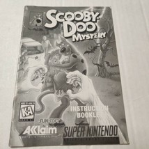 Snes Scooby-Doo Mystery Instruction Booklet Manual Only - £5.41 GBP