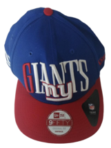 New Era Men&#39;s Team 2015 9Fifty Hat Cap new York Giants Blue/Red - £22.15 GBP