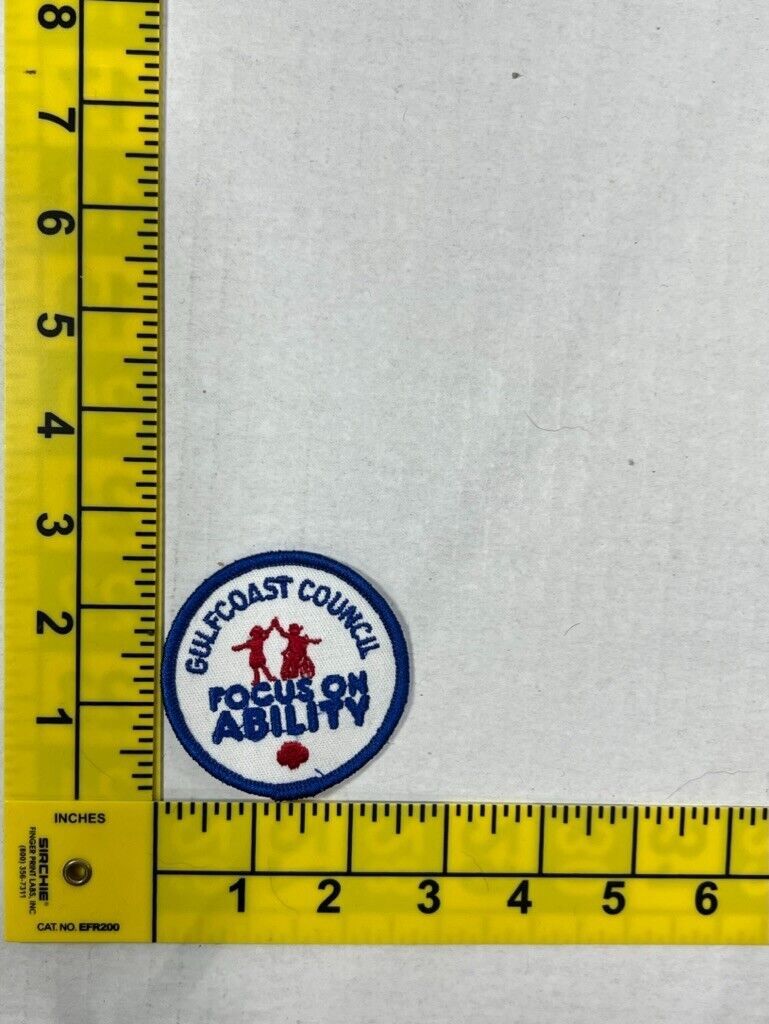 Gulf Coast Council Focus On Ability Girl Scouts GSA Patch - $9.90