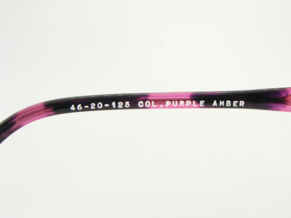NEW MAINSTREET 229 PURPLE AMBER EYEGLASSES GLASSES PLASTIC FRAME 46-20-125mm Item image 9