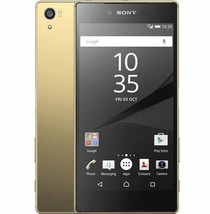 Sony Xperia z5 premium e6853 3gb 32gb 23mp fingerprint id 5.5&quot; android 4g gold - £185.40 GBP