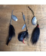 GM Skinner &amp; Hildebrandt Vintage Fishing Feather Spinner Lures - $535.15 MXN