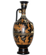 Ancient Greek Apulian Lekythos Vase Pottery Museum Replica Reproduction - $2,164.48 CAD