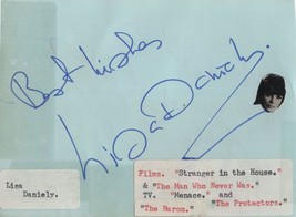 Lisa Daniely 1950s Lilli Marlene of Richard Murdoch Hand Signed Autograph - £14.94 GBP