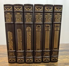 Easton Press The Decline And Fall Of The Roman Empire Set Volumes 1-6 Complete - £623.82 GBP