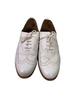 Ecco Mens White Wingtip Oxford Dress Shoes Size EU 39 US 8 - £21.97 GBP