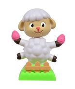 Solar Powered Swinging Dancing Easter Lamb With Egg - $4.95
