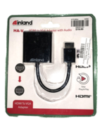 HDMI TO VGA ADAPTER WITH AUDIO  INLAND # T794 - $13.47 CAD