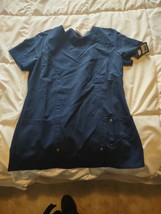 Dickies XS Women&#39;s Navy Scrubs Shirt - £19.68 GBP