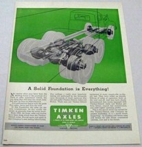 1951 Print Ad Timken-Detroit Axles See-Through View of Truck Michigan - £8.34 GBP