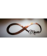 Infinity Mom Metal Wall Art Decor Copper/Bronze Plated 15 1/4&quot; x 6&quot; - $23.73