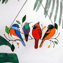 Alloy Birds on Tree Branch Sun Catchers Window Hangings Doors Room Home Decor - £12.78 GBP