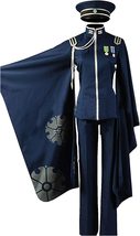 ZYHCOS Mens Halloween Cosplay Costume Army Uniform Sakura Kimono Full Set (Costu - £46.81 GBP