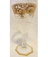 Antique Sherry Glass With Gold Overlay - £14.15 GBP
