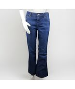NYCo Low Rise Flare Jeans Womens Size 8 Blue Dark Wash Denim Retro Stretch - €15,65 EUR
