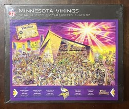 NFL Minnesota Vikings Joe Journeyman Puzzle - 500-piece Search Puzzle Complete - £10.30 GBP