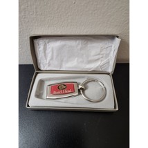 Boar&#39;s Head Metal Keychain With Red Enamel Logo In Gift Box - £6.77 GBP