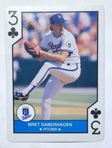 Brett Saberhagen 1990 MLB All Stars Playing Card Kansas City Royals Baseball - £0.95 GBP