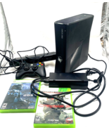 Microsoft Xbox 360 Console Kinect Bundle 2 Games 1 Controller Halo 3 Crisis - $142.56