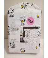 Snoopy hugging Woodstock Peanuts KING sheets 4 piece set by Berkshire NWT - $55.99