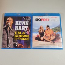 Blu-ray Lot of 2 Kevin Hart Im a Grown Little Man Comedy and 50 First Dates - £8.76 GBP