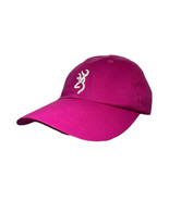 Browning Logo Firearms Guns Deer Hunting Pink Adjustable Size Hat Cap - £11.65 GBP